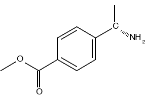 4-[(1S)-1-Aminoethyl]benzoic acid methyl ester structure, CAS 222714-37-6