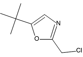 5-tert-Butyl-2-(chloromethyl)oxazole structure, CAS 224441-73-0