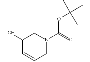 1-Boc-3-hydroxy-1,2,3,6-tetrahydropyridine structure, CAS 224779-27-5