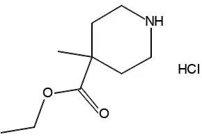 Ethyl 4-Methylpiperidine-4-carboxylate hydrochloride structure, CAS 225240-71-1