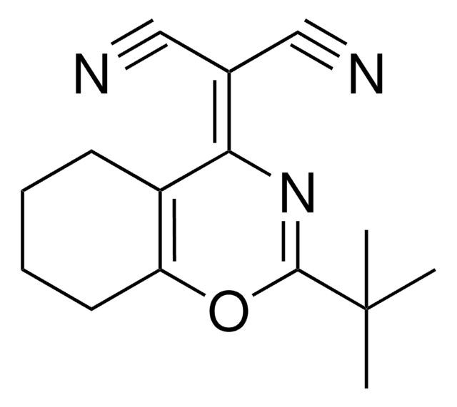 2-(2-tert-Butyl-6-methylpyran-4-ylidene)malononitrile structure, CAS 225378-53-0