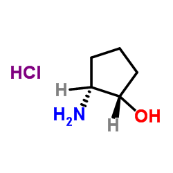 cis-(1S,2R)-2-Aminocyclopentanol hydrochloride structure, CAS 225791-13-9