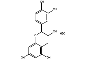 (+)-Catechin hydrate structure, CAS 225937-10-0