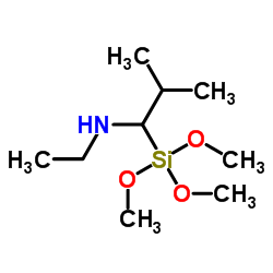 N-Ethyl-3-trimethoxysilyl-2-methylpropanamine structure, CAS 227085-51-0