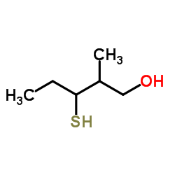 3-Mercapto-2-methylpenta-1-ol structure, CAS 227456-27-1
