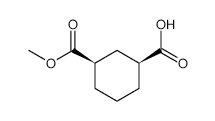 (1R,3S)-1,3-Cyclohexanedicarboxylic acid monomethyl ester structure, CAS 227783-07-5