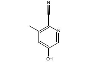 5-Hydroxy-3-methylpyridine-2-carbonitrile structure, CAS 228867-86-5
