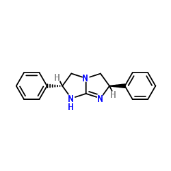 (2R,6R)-2,3,5,6-Tetrahydro-2,6-diphenyl-1H-imidazo[1,2-a]imidazole structure, CAS 229978-45-4