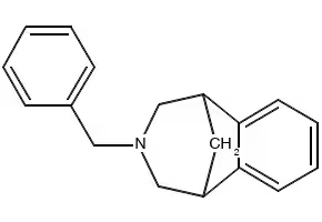 2,3,4,5-Tetrahydro-3-(phenylmethyl)-1,5-methano-1H-3-benzazepine structure, CAS 230615-48-2