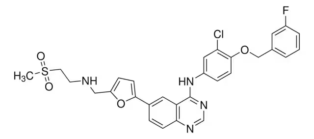 Lapatinib structure, CAS 231277-92-2