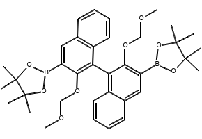 2,2'-Bithiophene-5,5'-diboronic acid bis(pinacol) ester structure, CAS 239075-02-6