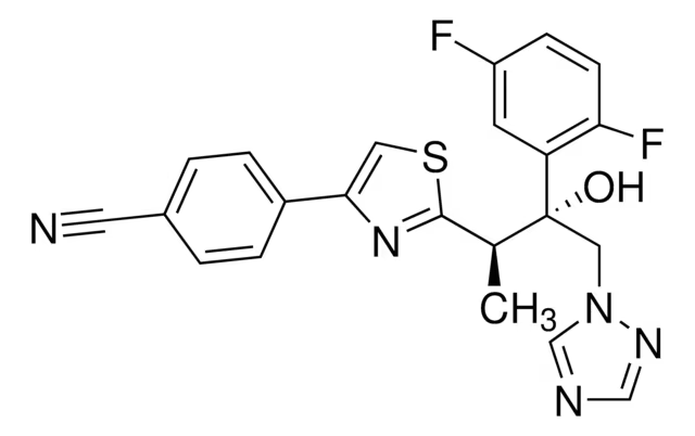 Isavuconazole structure, CAS 241479-67-4