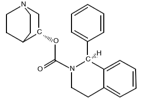 Solifenacin structure, CAS 242478-37-1