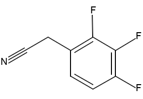 2,3,4-Trifluorophenylacetonitrile structure, CAS 243666-13-9
