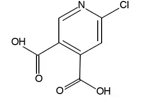 6-Chloropyridine-3,4-dicarboxylic acid structure, CAS 243835-70-3