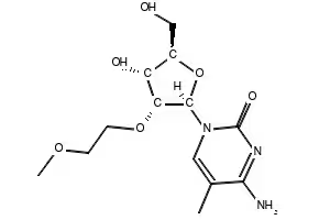5-Methyl-2'-methoxyethoxycytosine structure, CAS 244105-55-3