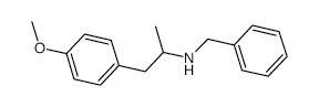 4-Methoxy-alpha-methyl-N-(phenylmethyl)benzeneethanamine structure, CAS 245759-64-2