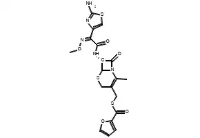 (S)-2-Benzothiazolyl (Z)-2-(2-aminothiazole-4-yl)-2-methoxycarbonylmethoxyiminothioacetate structure, CAS 246035-38-1
