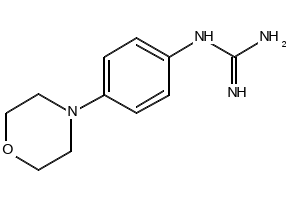 4-Morpholinophenylguanidine structure, CAS 247234-41-9