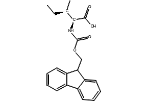 Fmoc-L-allo-isoleucine structure, CAS 251316-98-0