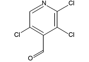 2,3,5-Trichloropyridine-4-carboxaldehyde structure, CAS 251997-31-6