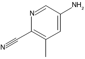 5-Amino-3-methylpyridine-2-carbonitrile structure, CAS 252056-70-5