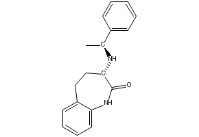 (1S)-1-Amino-1,3,4,5-tetrahydro-3-methyl-2H-3-benzazepin-2-one structure, CAS 253324-92-4