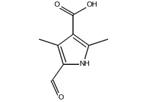 5-Formyl-2,4-dimethyl-1H-pyrrole-3-carboxylic acid structure, CAS 253870-02-9
