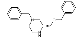 (R)-N4-Benzyl-2-(benzyloxymethyl)piperazine structure, CAS 255723-98-9
