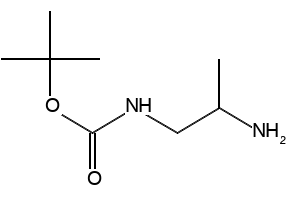 (2-Aminopropyl)carbamic acid tert-butyl ester structure, CAS 255735-88-7