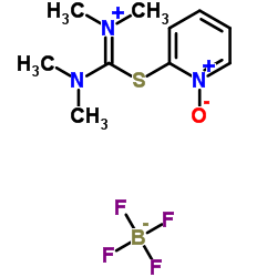 2-(1-Oxy-pyridin-2-yl)-1,1,3,3-tetramethylisothiouronium tetrafluoroborate structure, CAS 255825-38-8