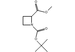 Methyl N-Boc-azetidine-2-carboxylate structure, CAS 255882-72-5