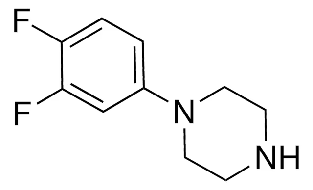 1-(3,4-Difluorophenyl)piperazine structure, CAS 255893-57-3