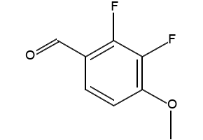 2,3-Difluoro-4-methoxybenzaldehyde structure, CAS 256417-11-5