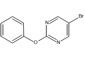 5-Bromo-2-phenoxypyrimidine structure, CAS 257280-25-4