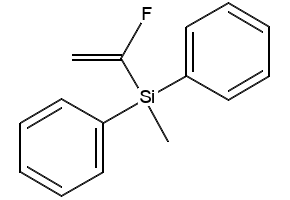 (1-Fluorovinyl)methyldiphenylsilane structure, CAS 257610-49-4