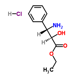 (2R,3S)-3-Phenylisoserine ethyl ester hydrochloride structure, CAS 257947-33-4