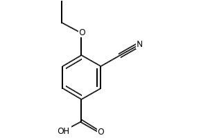 3-Cyano-4-ethoxybenzoic acid structure, CAS 258273-32-4