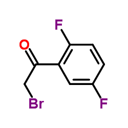 2,5-Difluorophenacyl bromide structure, CAS 258513-41-6