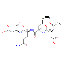 Acetyl-aspartyl-methionyl-glutaminyl-aspartal structure, CAS 259199-63-8