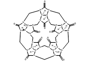 Cucurbit[5]uril structure, CAS 259886-49-2