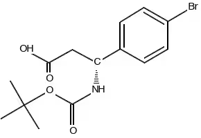 Boc-4-Bromo-L-beta-phenylalanine structure, CAS 261380-20-5