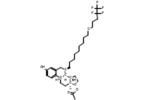 (7a,17b)-7-7-[9-[(4,4,5,5,5-Pentafluoropentyl)sulfinyl]nonyl]-estra-1,3,5(10)-triene-3,17-diol 17-acetate structure, CAS 261506-24-5