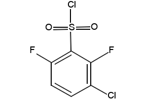3-Chloro-2,6-difluorobenzoyl chloride structure, CAS 261762-43-0