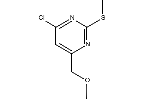4-Chloro-2-(methylthio)-6-(propylamino)pyrimidine structure, CAS 261765-64-4