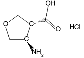 (3R,4R)-4-Isobutylpyrrolidine-3-carboxylic acid structure, CAS 261896-39-3