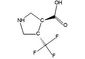 (3S,4S)-4-Isobutylpyrrolidine-3-carboxylic acid structure, CAS 261896-40-6