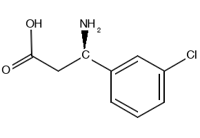 (R)-3-Amino-3-(3-chlorophenyl)propionic acid structure, CAS 262429-49-2