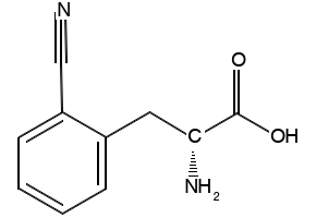 D-2-Cyanophenylalanine structure, CAS 263396-41-4