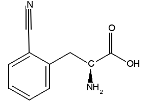 L-2-Cyanophenylalanine structure, CAS 263396-42-5